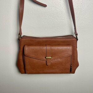 Befen Genuine Leather Crossbody Purse with Adjustable Strap